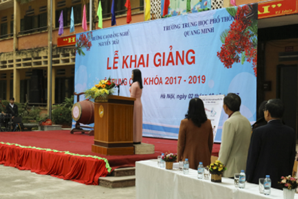 Rộn ràng khai giảng khóa học hệ trung cấp 2017 - 2019 – Trường cao đẳng nghề Nguyễn Trãi